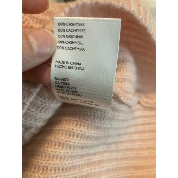 Anthropologie | NWT 100% Cashmere Enza Oversized Ribbed Sweater Vest | Small - Picture 3 of 6